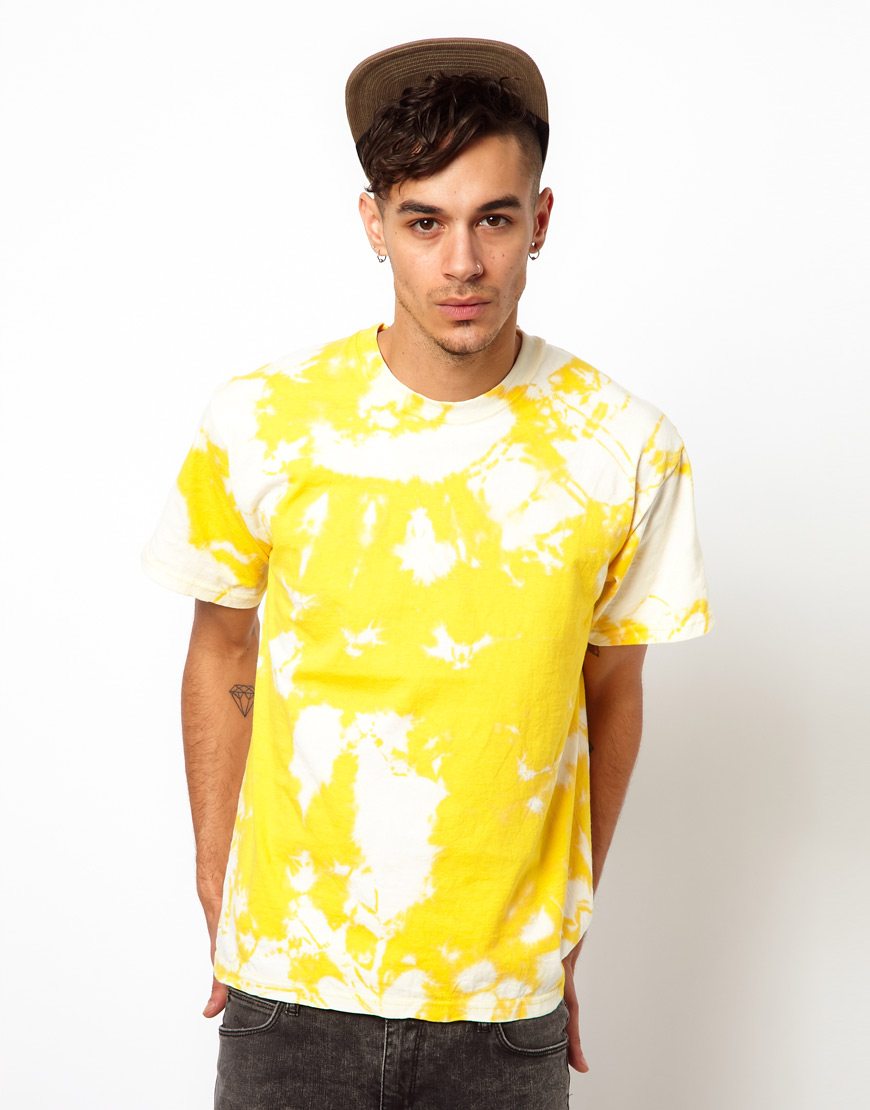 ASOS-Yellow-Tie-Dye-T-Shirt