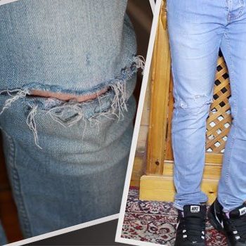 Diy Style Tutorial Ripped Jeans
