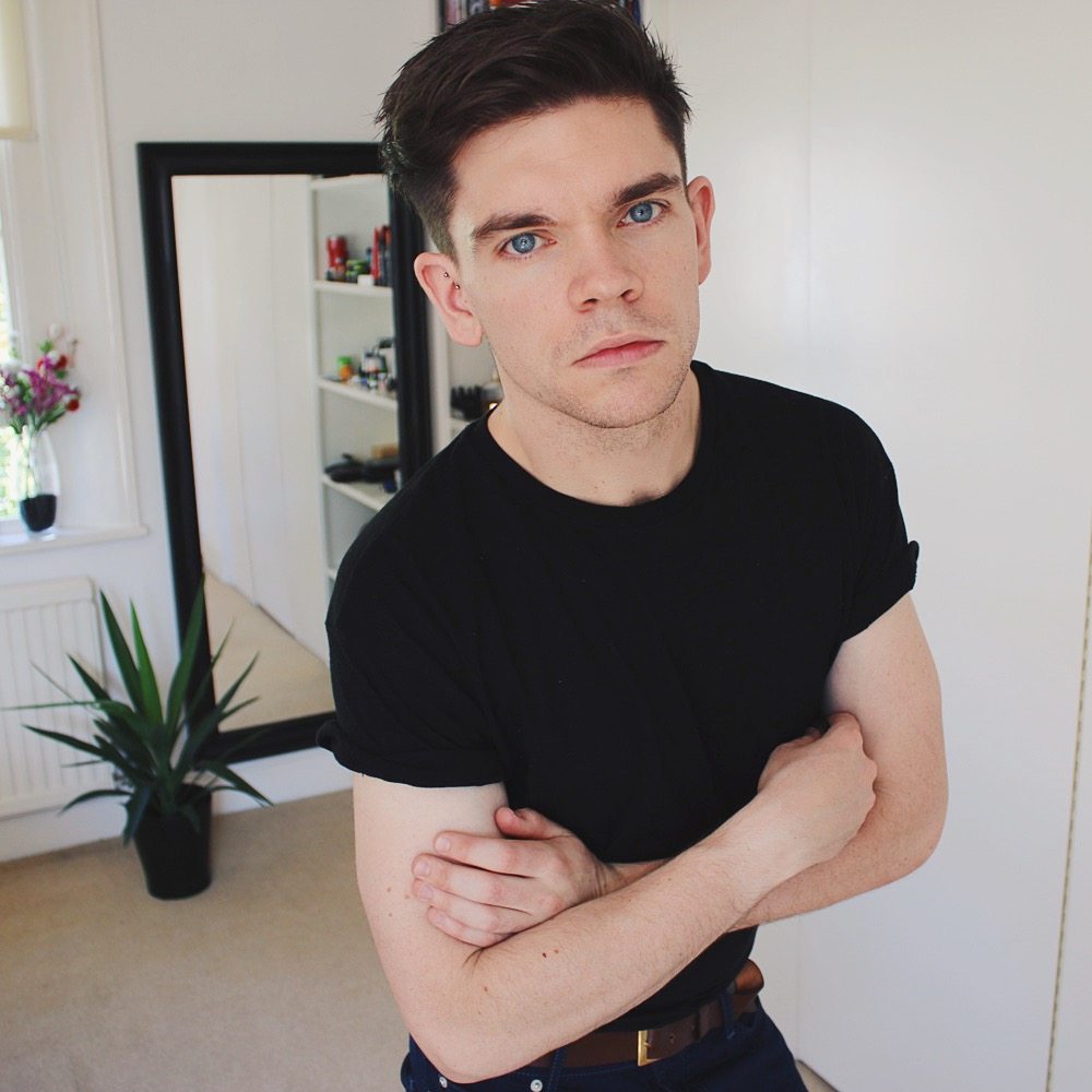 Topman Haul - Black roller sleeve t-shirt