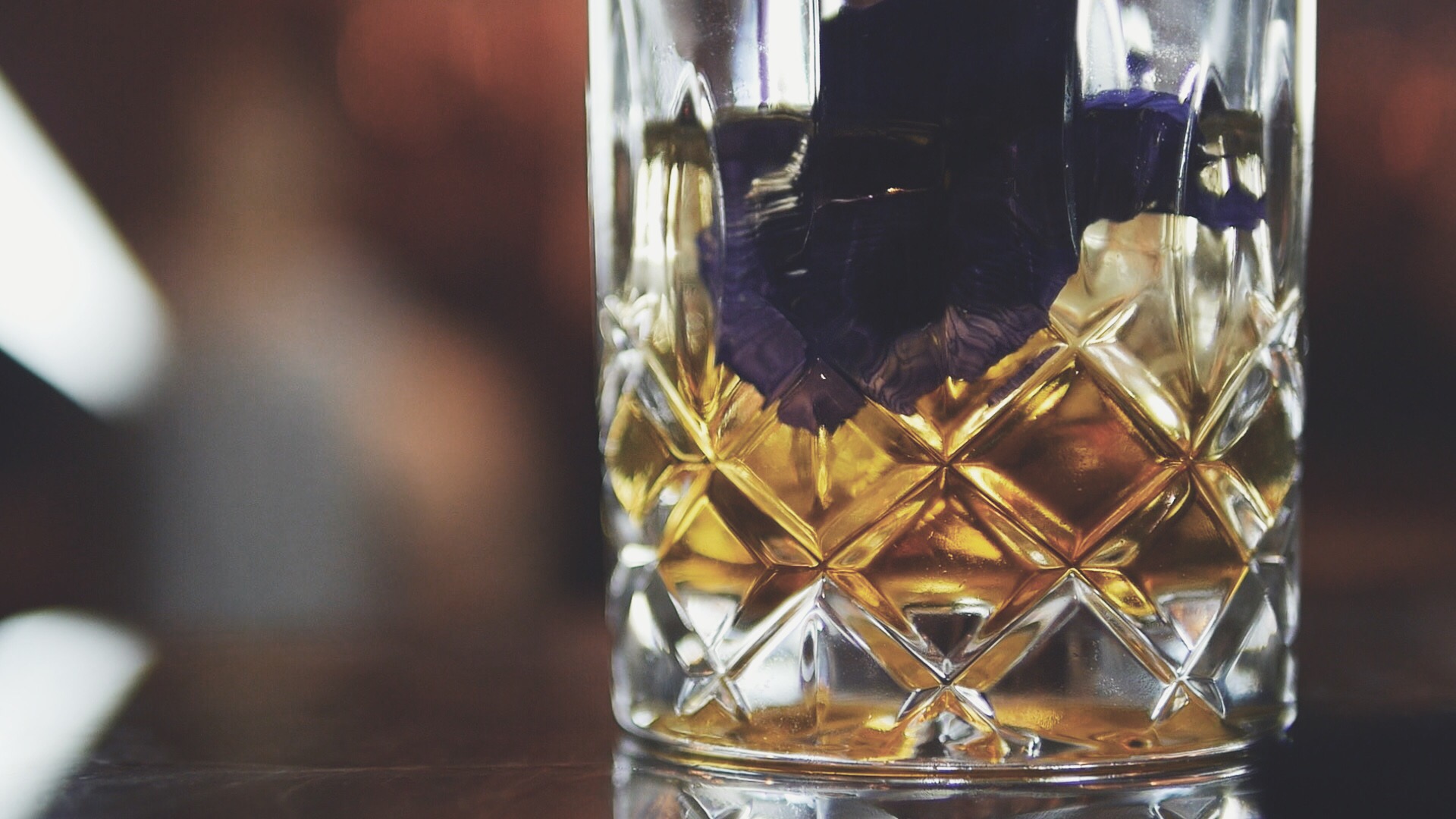 The Blue Rose - Johnnie Walker Blue Label Whisky Cocktail