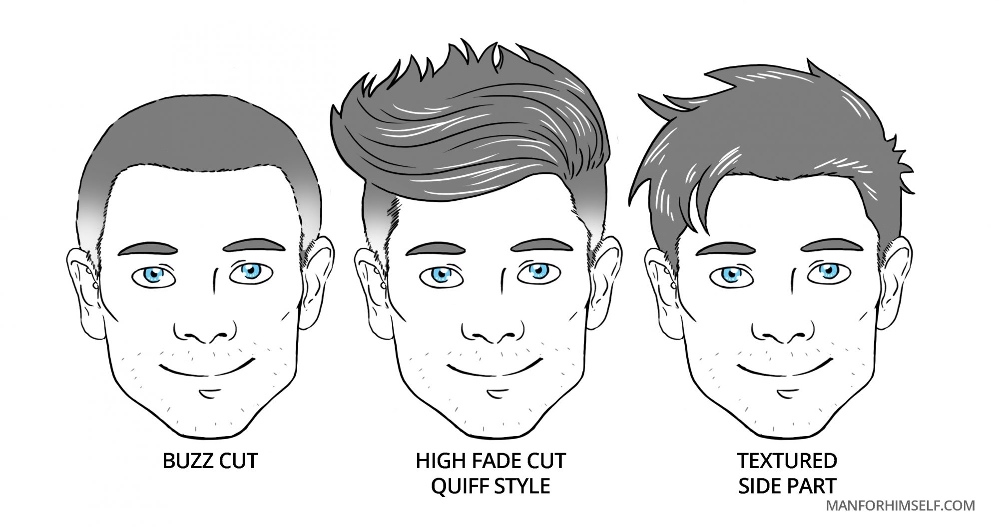 Men's Hairstyles: Pick a Style for Your Face Shape | Birchbox Mag