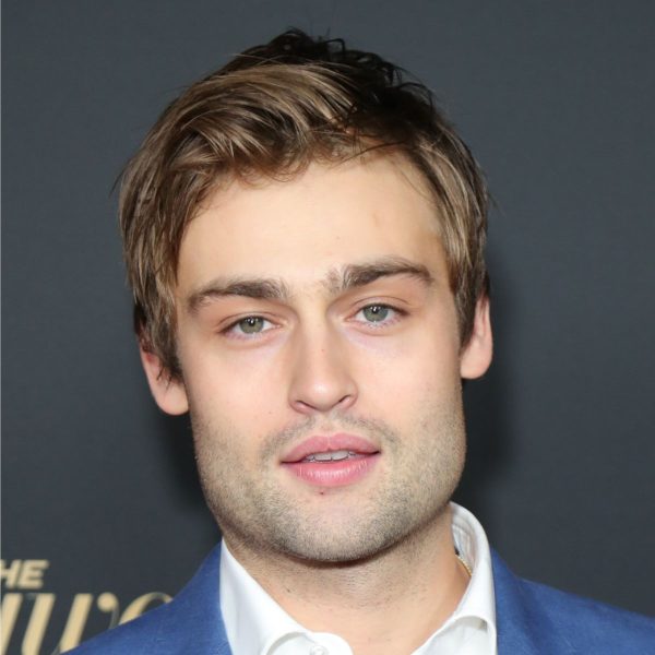 Douglas Booth: Straight Side Parted Hairstyle