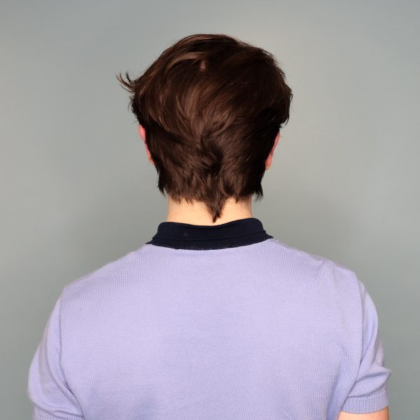 Back hairstyle profile side hi-res stock photography and images - Alamy