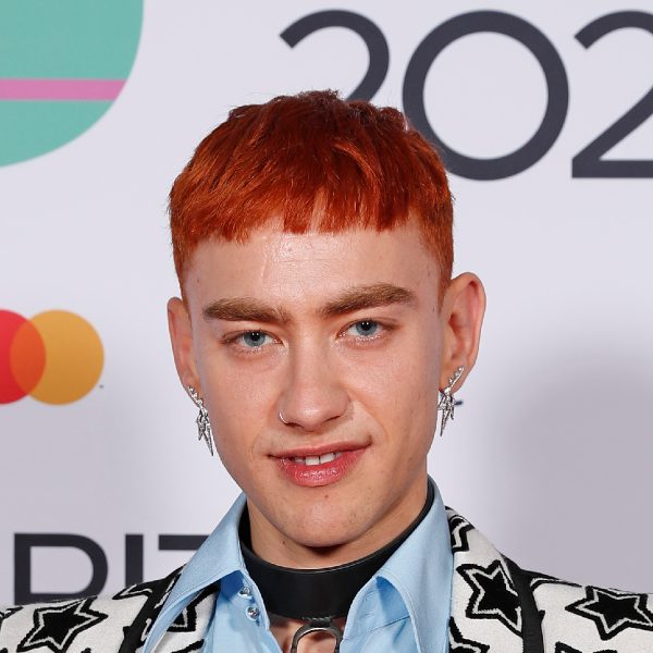 Olly-alexander-brit-awards-2021-Short-Red-Hairstyle-Blunt-Fringe-1200