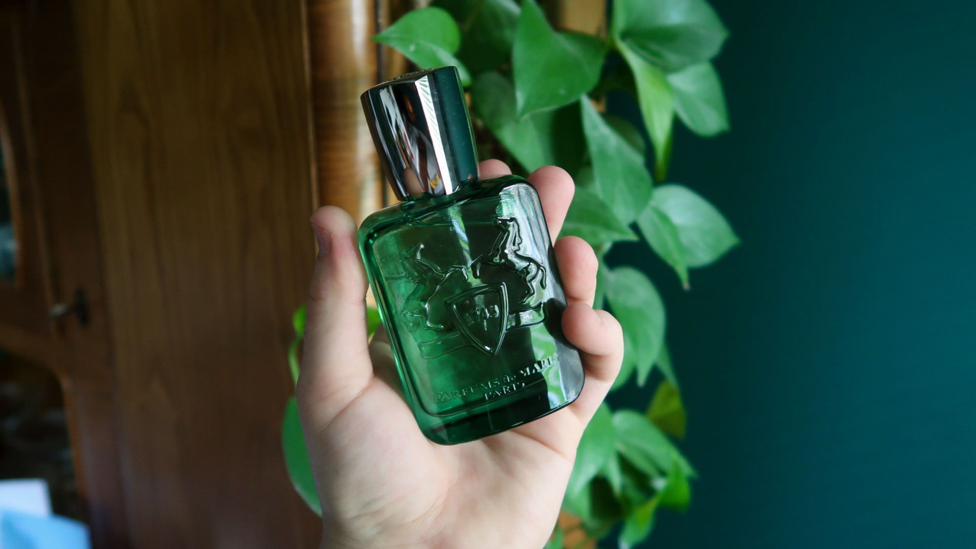 parfums de marly green bottle