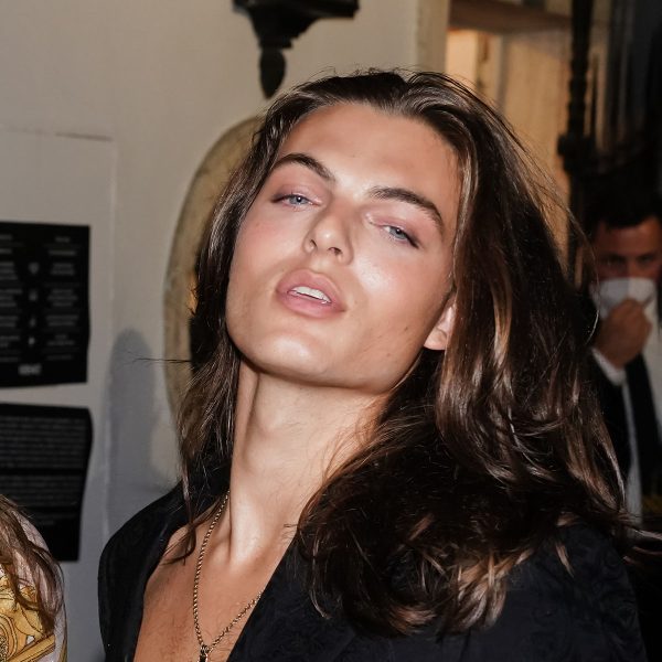 Damian Hurley: Long Hair With Centre Parting