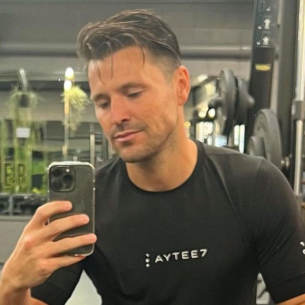 Mark Wright: Side Parted Quiff Hairstyle With Low Fade