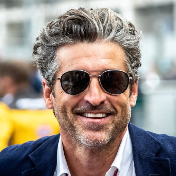 Patrick Dempsey: Greying Wavy Quiff Hairstyle