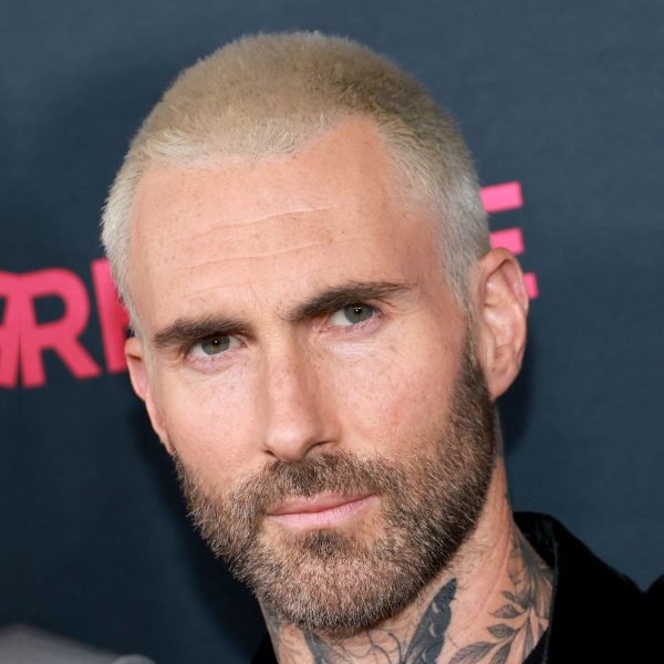 Adam Levine: Bleached Blonde Buzz Cut