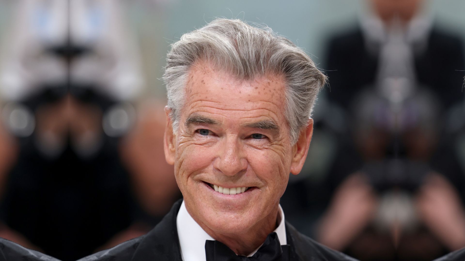 Pierce Brosnan Swept Back Hair With Widow s Peak Man For Himself