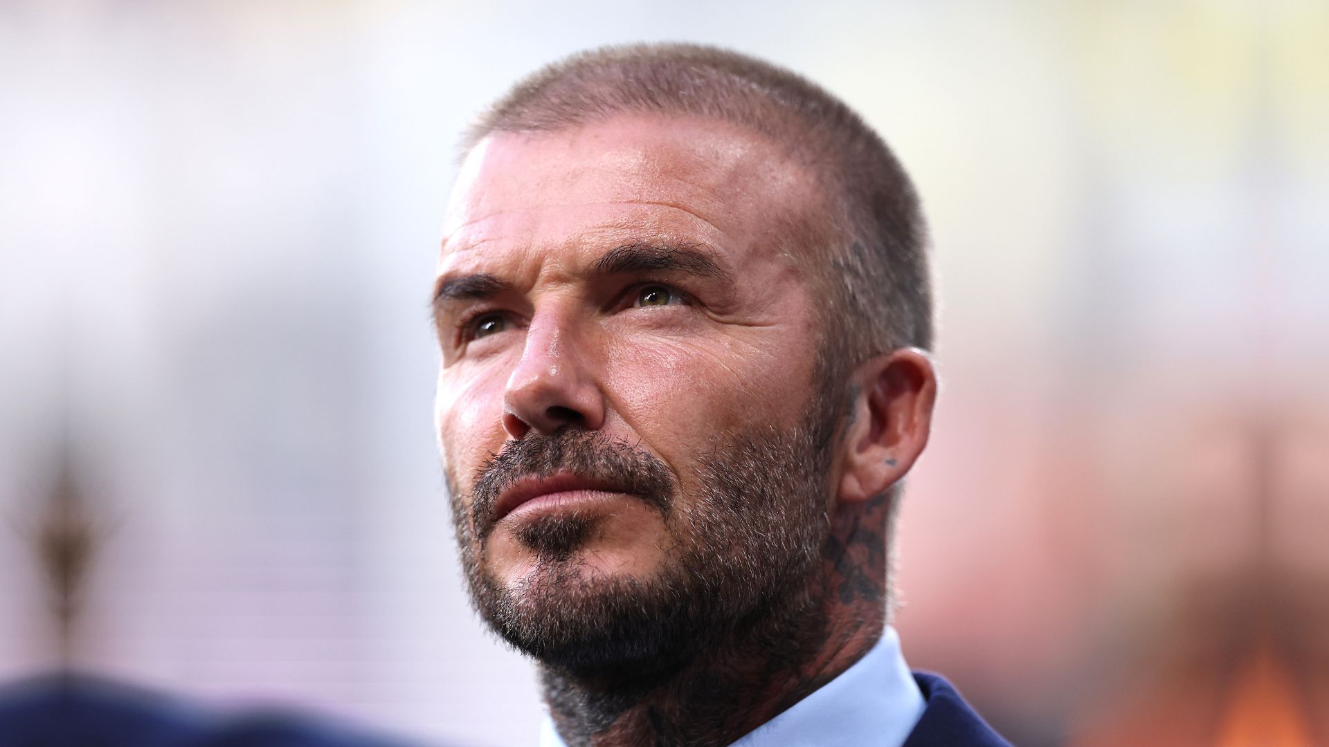 David Beckham with Long Comb Over with Beard | David Beckham Hairstyles in  Pictures: A Look at English Footballer's Best Hair Moments Over the Years  as He turns 43! | Latest Photos,