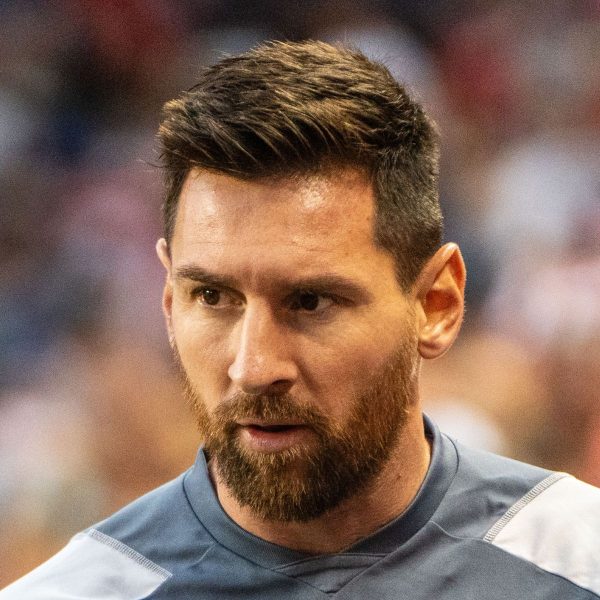 Lionel Messi: Textured Cut With Short Back And Sides